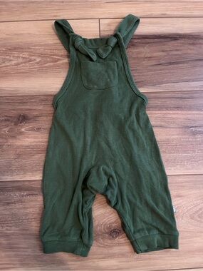 Kyte Baby bamboo jersey overalls hunter